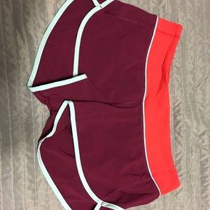 Lululemon size 8 speed shorts