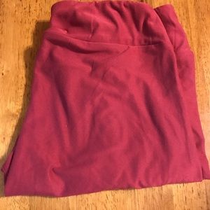 Lularoe os sangria solid leggings