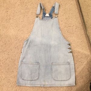 Jean overall dress