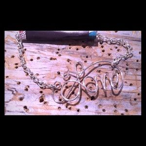 Love wire bracelet (adjustable length)