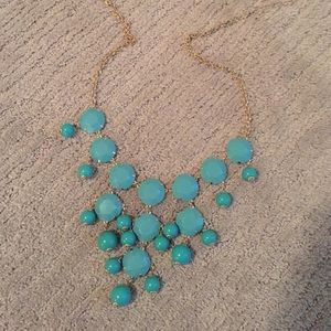 Blue bubble necklace