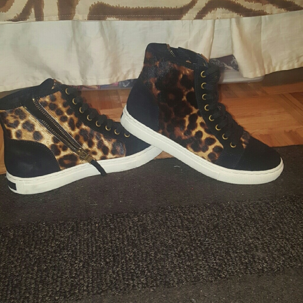 Ralph Lauren Leopard high tops