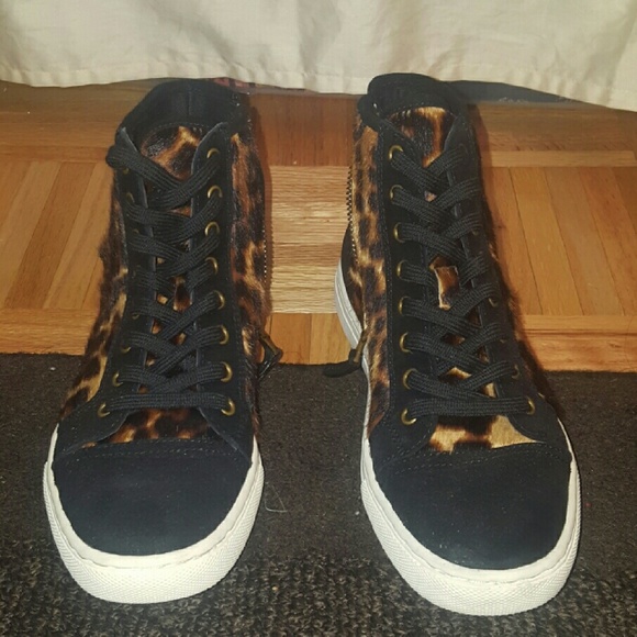 Ralph Lauren Leopard high tops - Picture 4 of 4