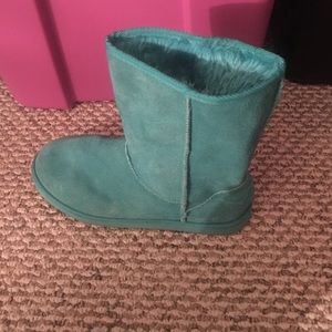 Teal Boots