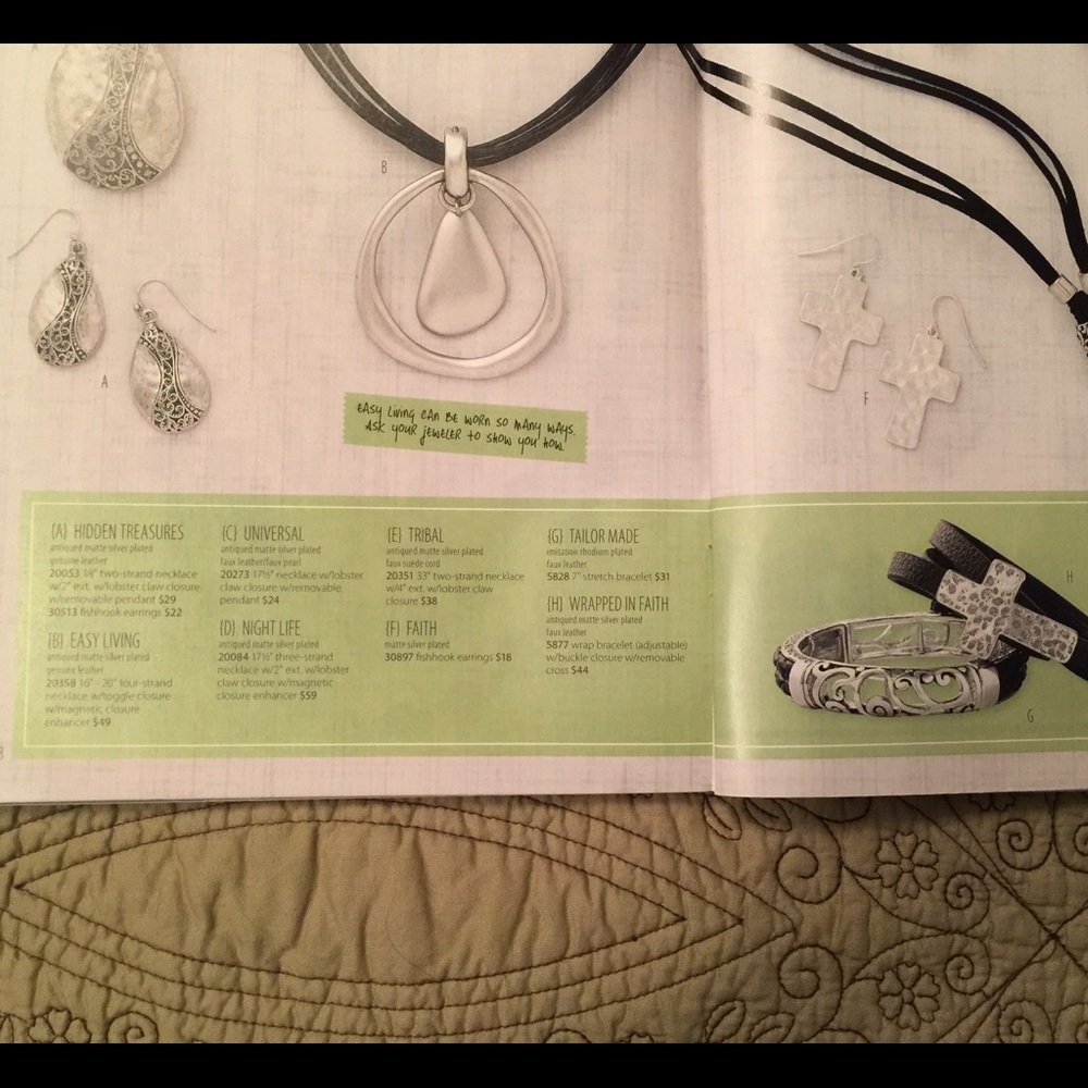 Two bracelets, pair of earrings