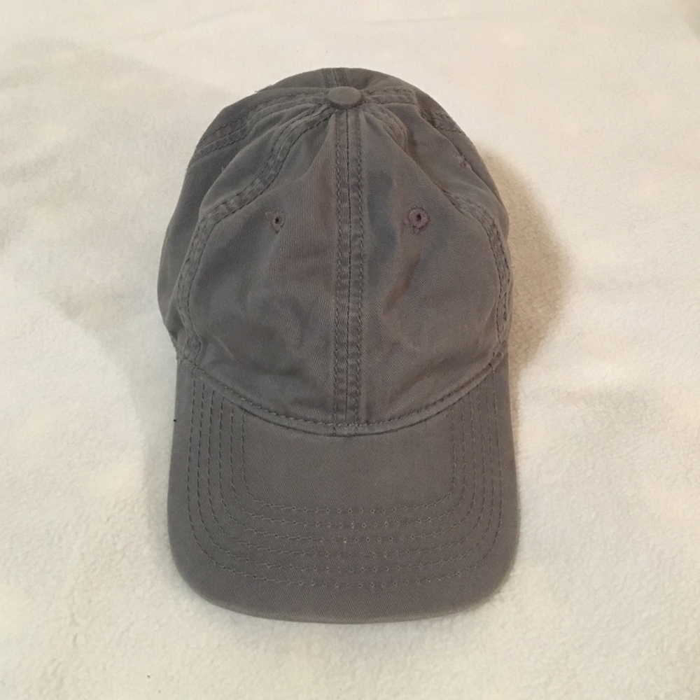 Gray baseball hat