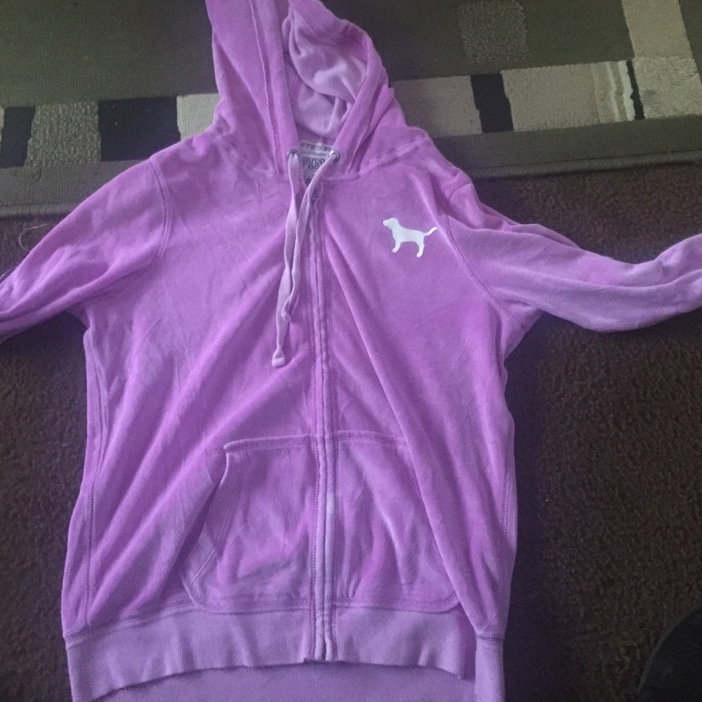 Pink zip up