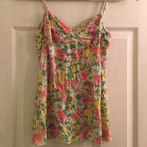 Free people corset detail Cami