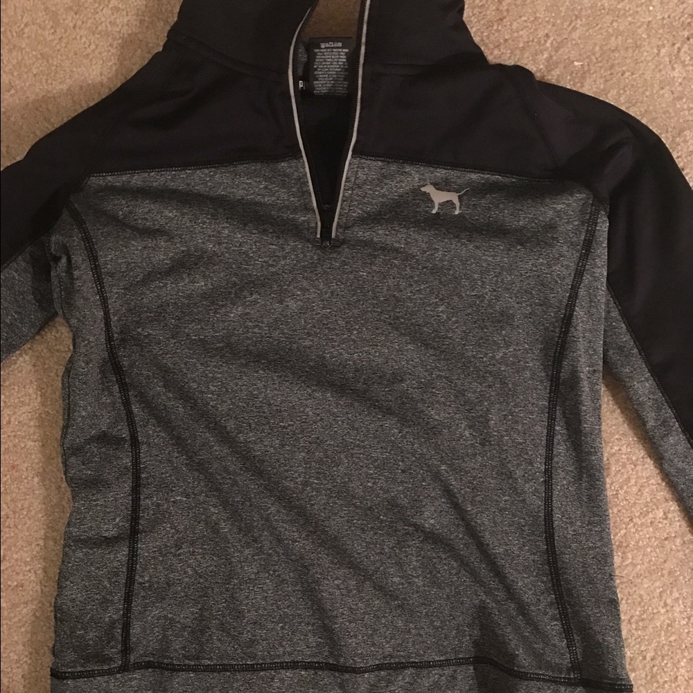 PINK Zip Up Athletic Shirt