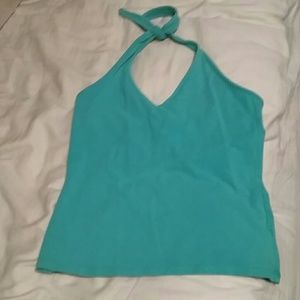 Gap Blue/Green Halter Stretch