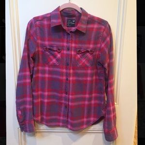 American Eagle Plaid Button Down