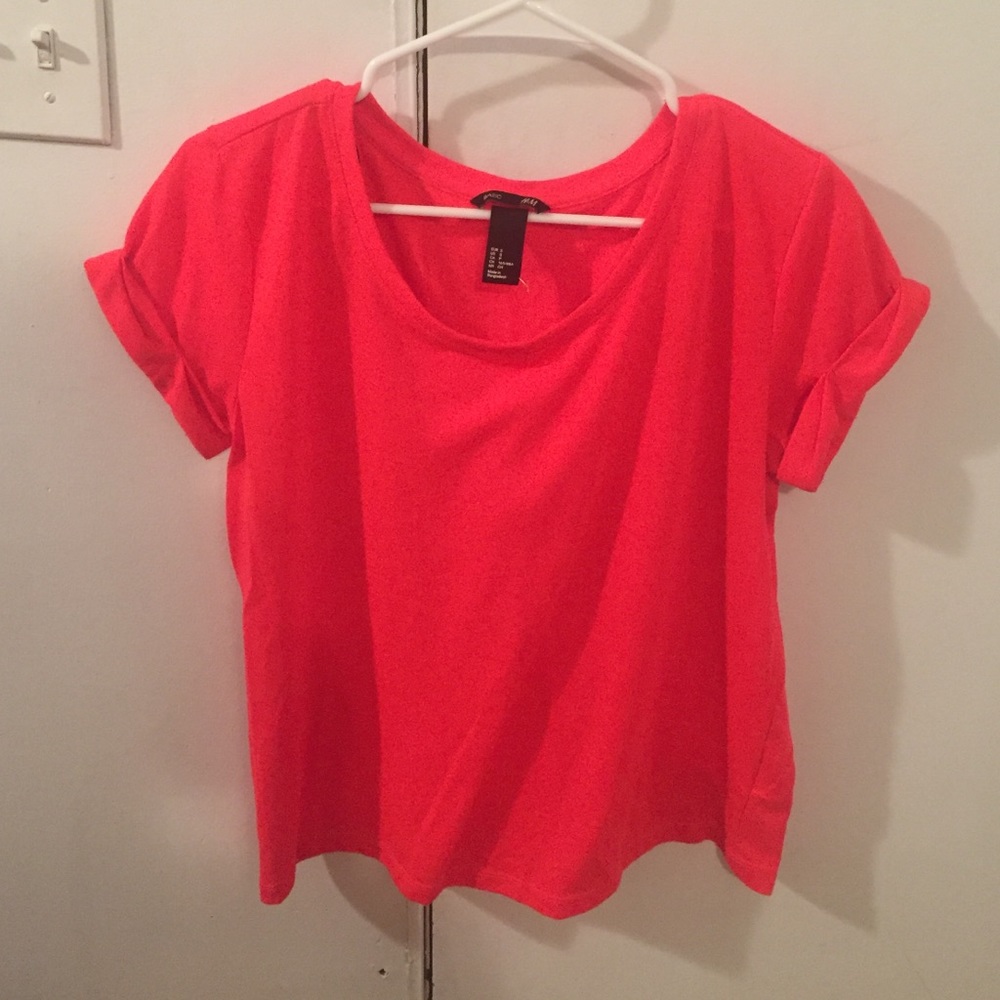 H&M Bright Basic Tee in Cotton