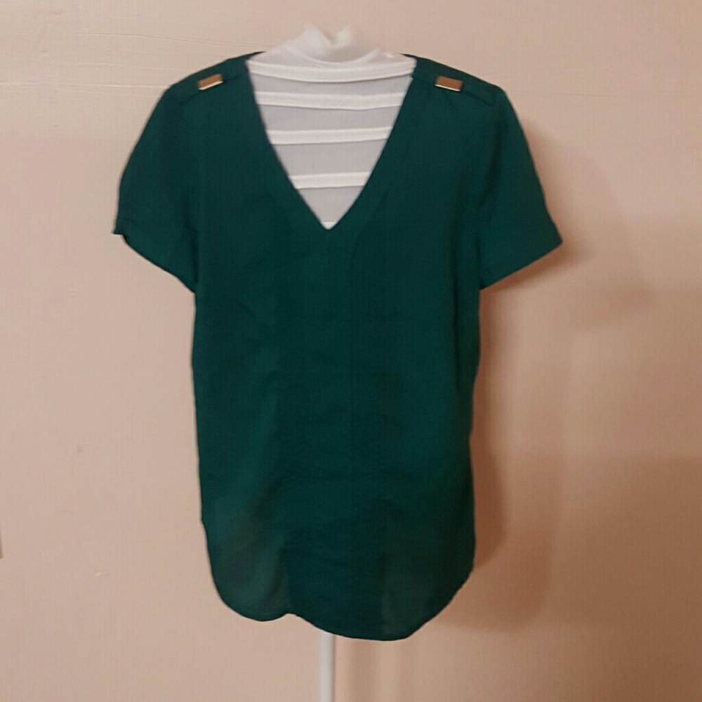 Green Blue Blouse