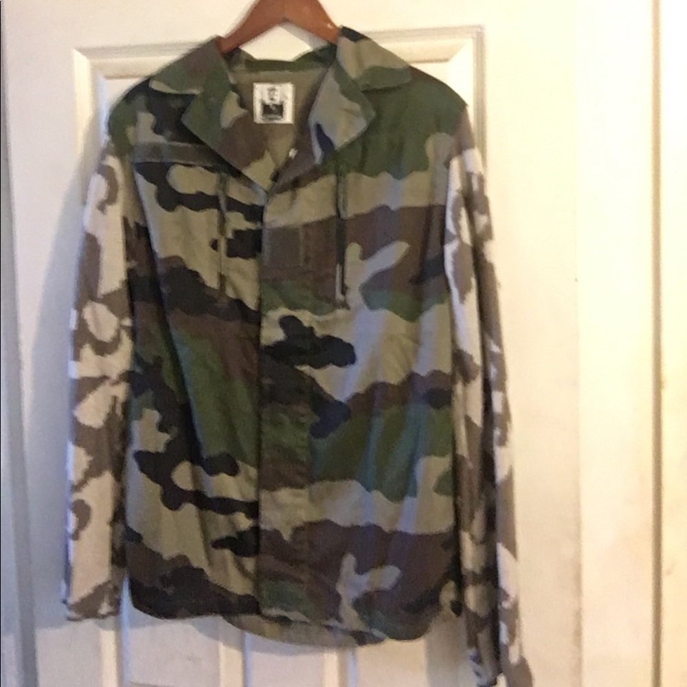 LF Furst of a kind camo jacket cutout back