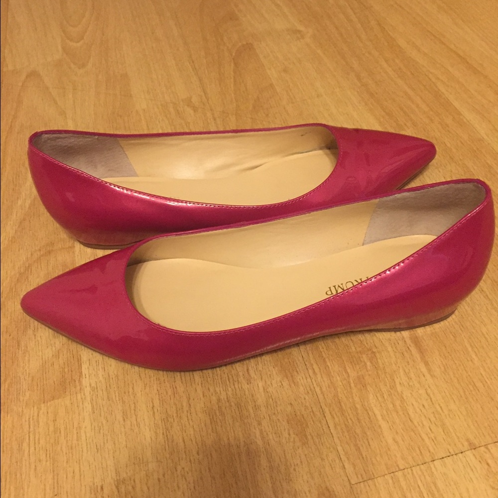 Hot pink patent Ivanka Trump flats