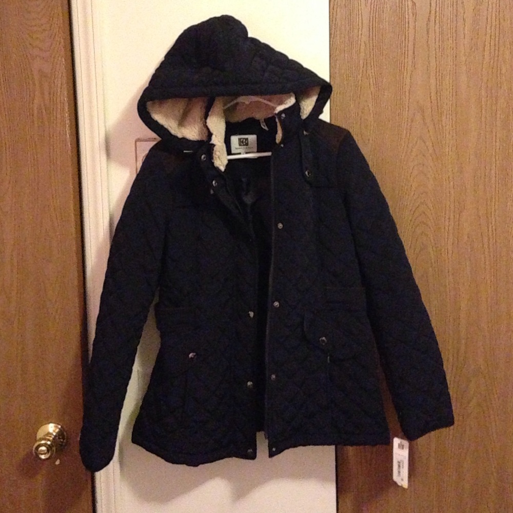 Laundry by Design - navy winter coat NEW WITH TAGS