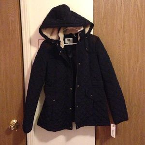 Laundry by Design - navy winter coat NEW WITH TAGS