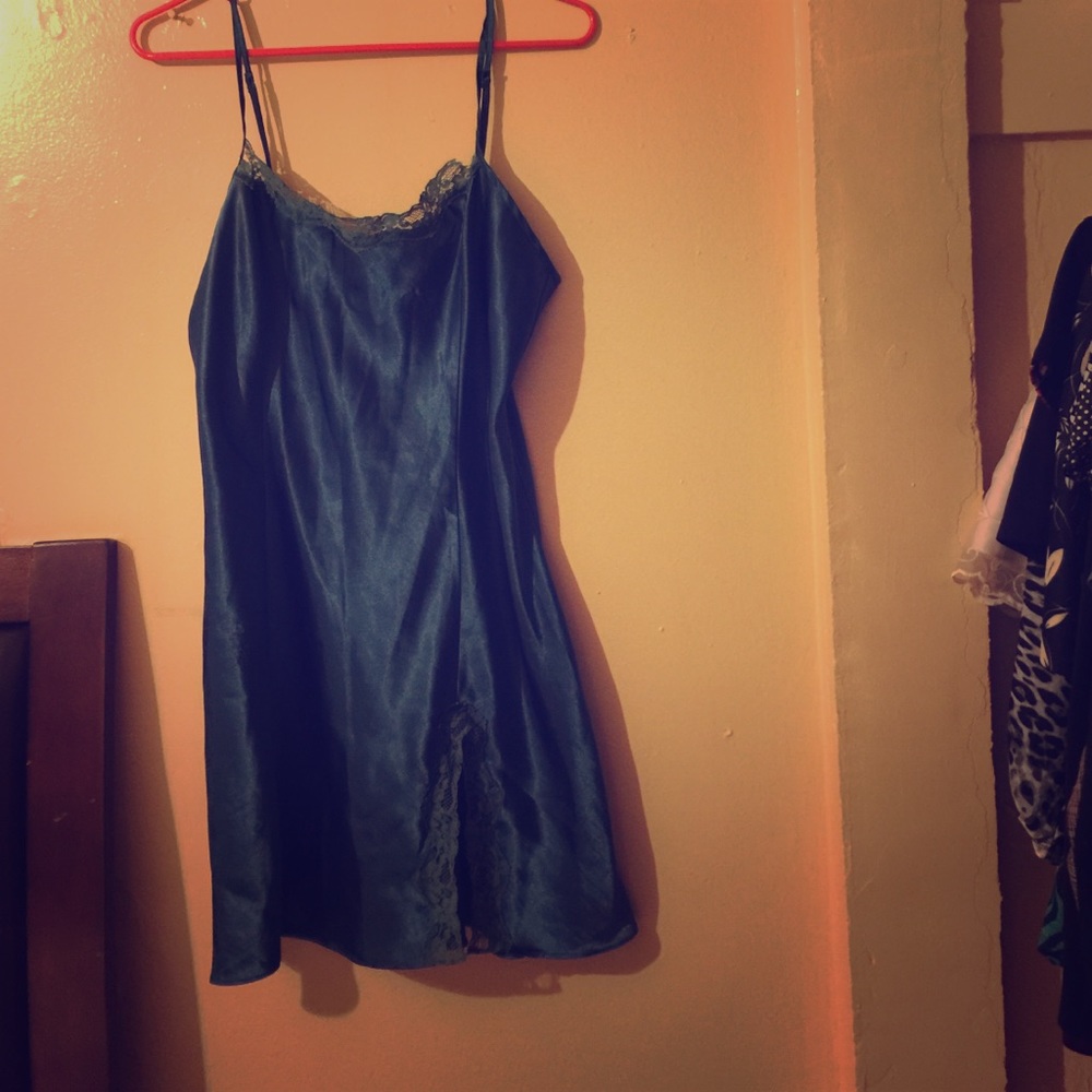 Nightgown slip dress