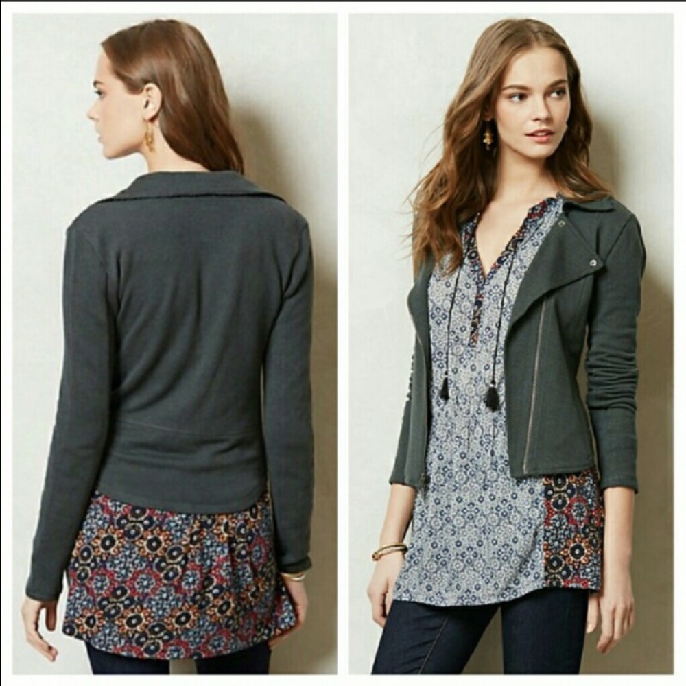 Anthropologie moto jacket