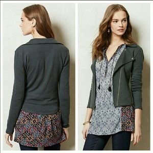 Anthropologie moto jacket