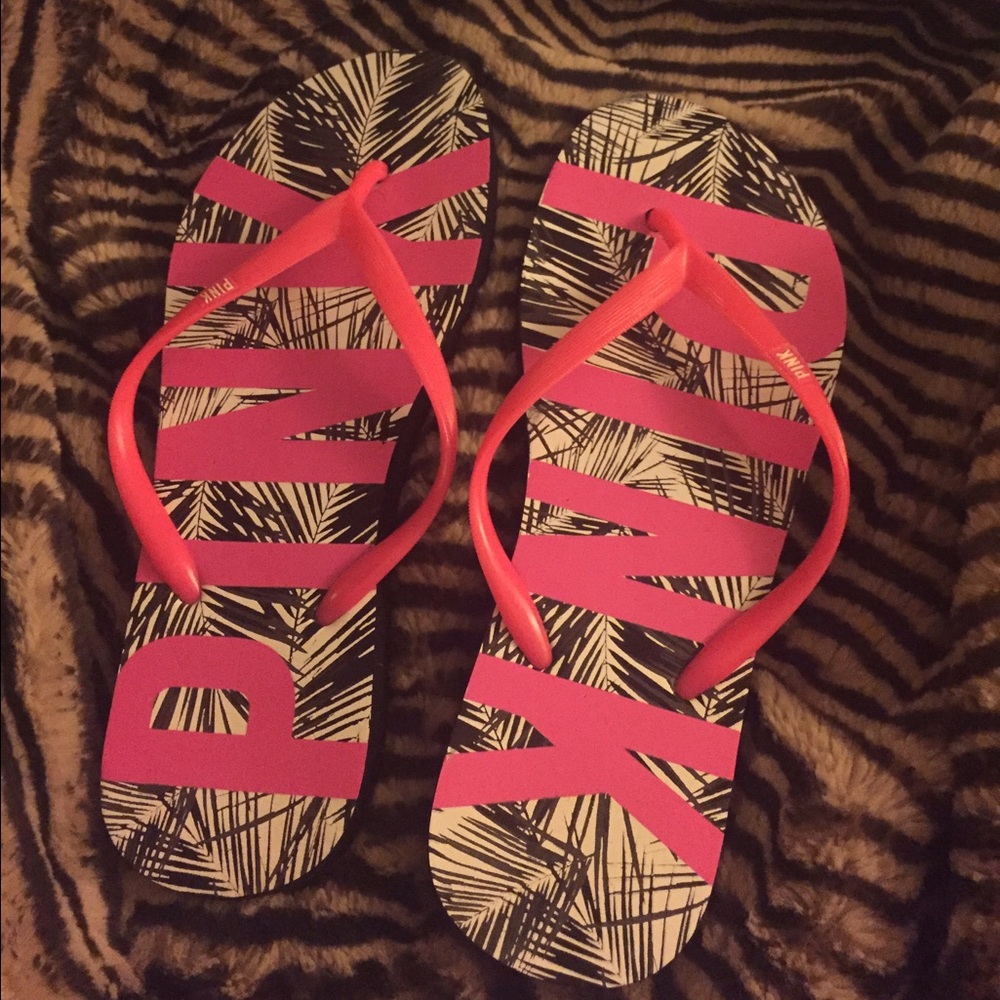 Victoria Secret Pink Flip Flops