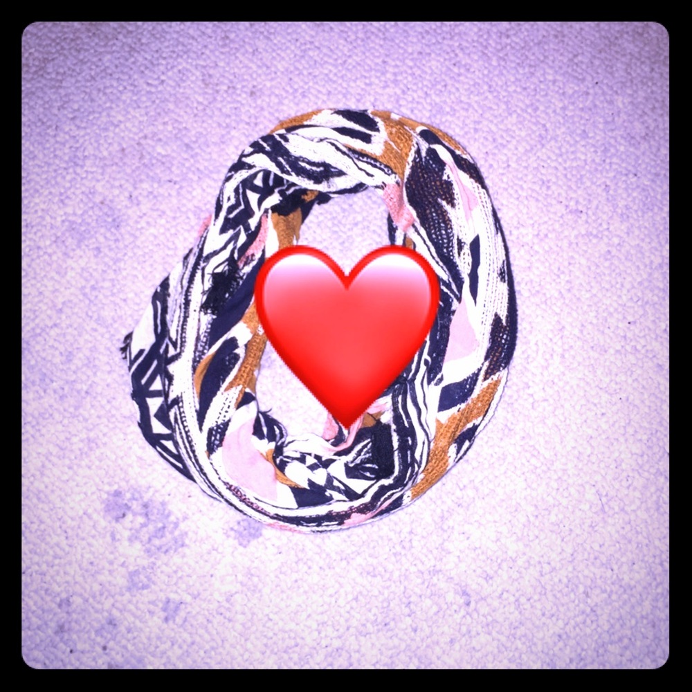 Anthropologie fall color infinity scarf.