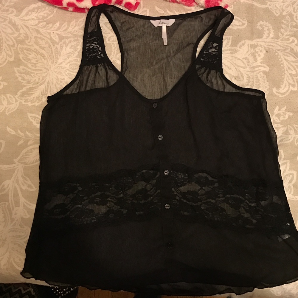 PacSun Kirra NWOT Racerback Blouse Lace Tank Top