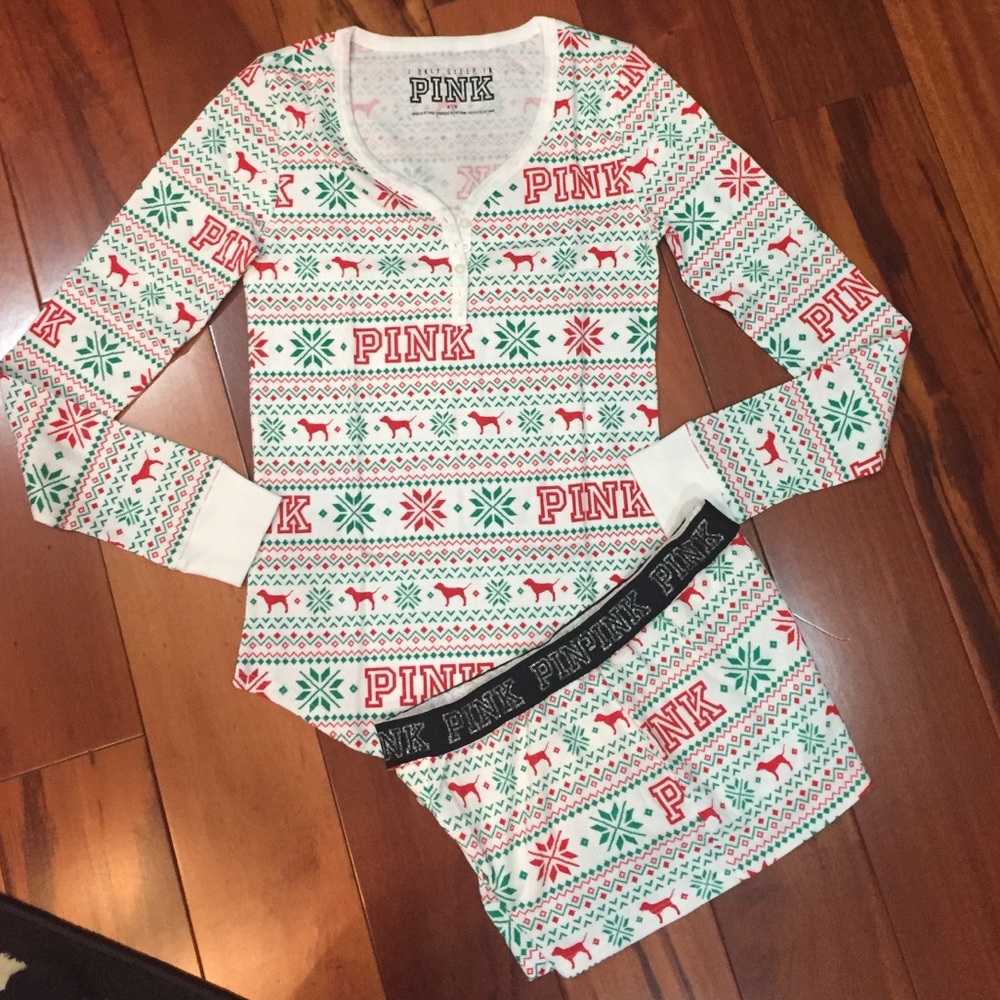 Victoria's Secret PINK PJ set Med-Small