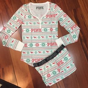 Victoria's Secret PINK PJ set Med-Small
