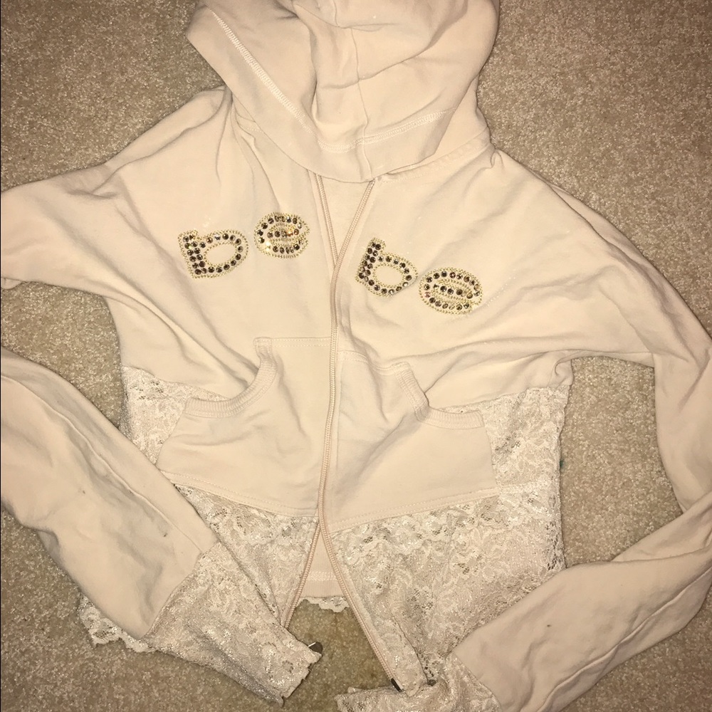 Bebe Sweatshirt Zip Up