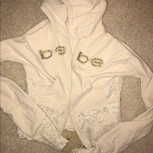 Bebe Sweatshirt Zip Up