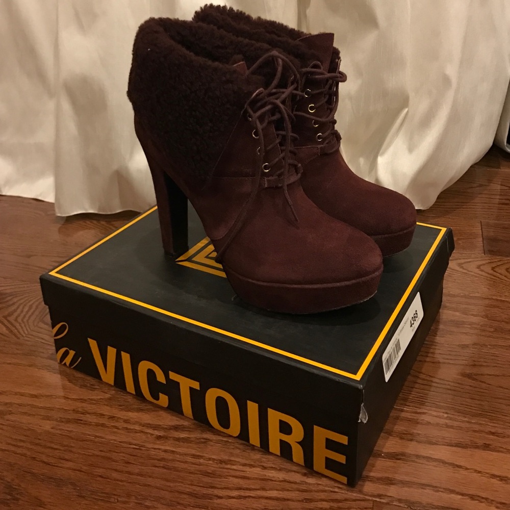Pour La Victoire Aileen Bootie Oxblood