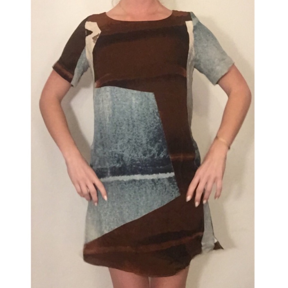 Beautiful silk pattern dress