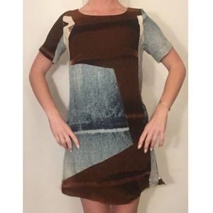 Beautiful silk pattern dress