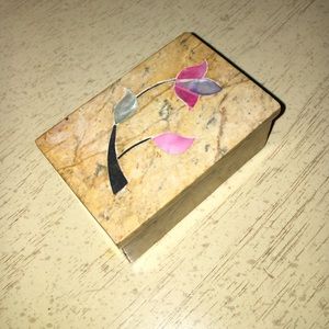 Small stone jewelry box