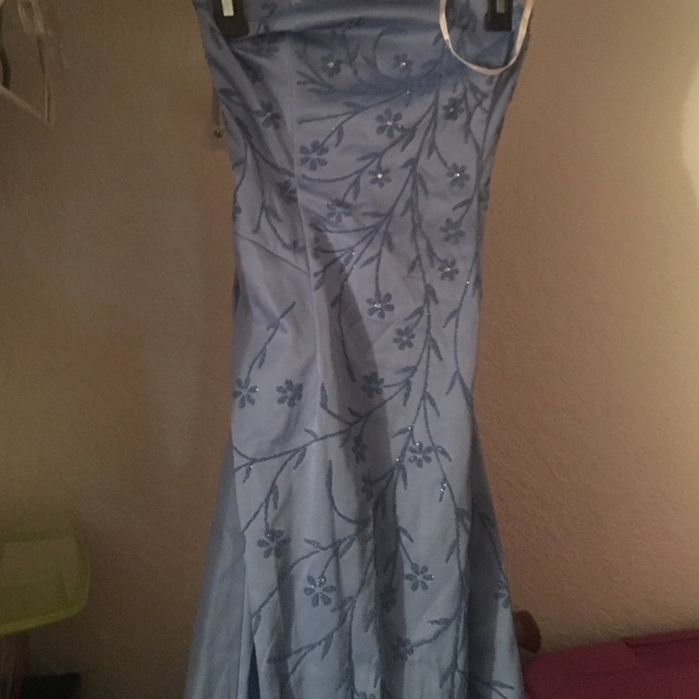 Blue prom dress