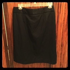 J. Crew Black Pencil Skirt