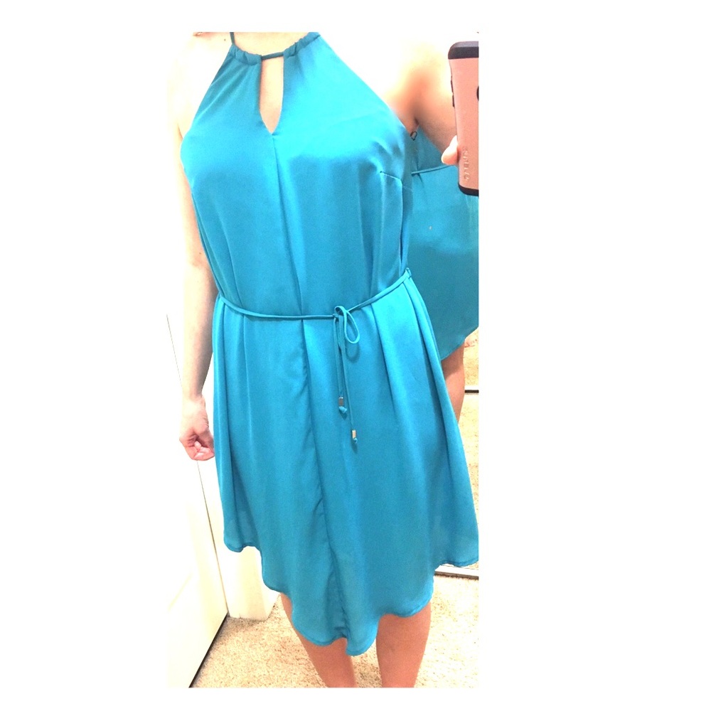 Blue dress