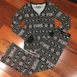 Victoria's Secret PINK PJ set Small NWT