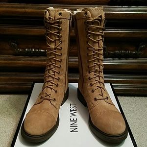 Women's Suede Military style boots