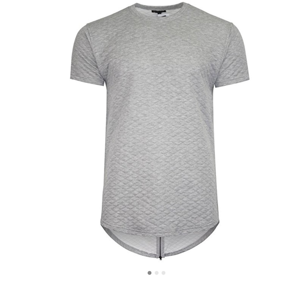 Men's Urban hiphop quilted tee