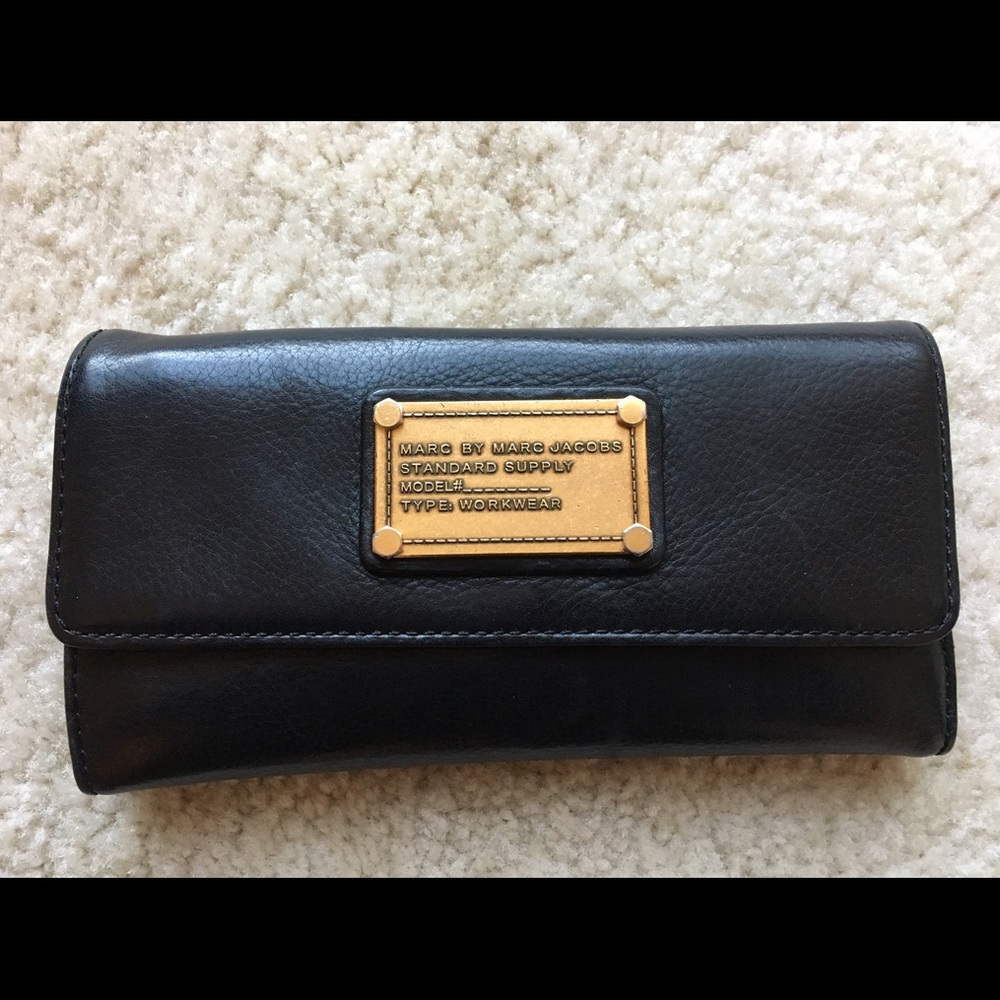 Marc by Marc Jacobs Black Leather Wallet