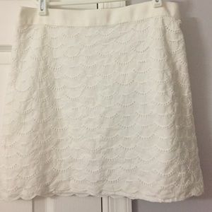 Jcrew Skirt Size 0 Eyelet