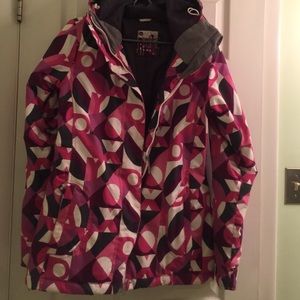 Like new! Pink and plum ski jacket!