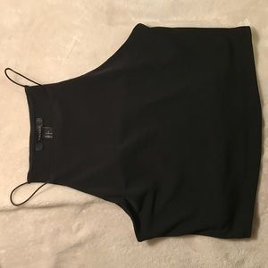 Black blouse/crop top