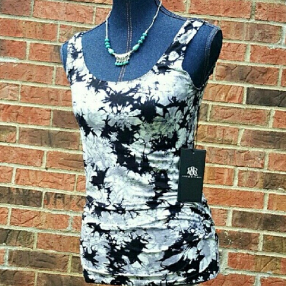 HOLD-ROCK & REPUBLIC NEW Large Tie Dye Tank Top - Picture 4 of 4