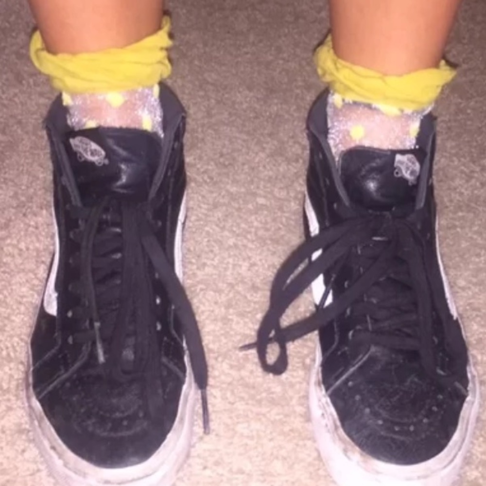 iSO black high top vans