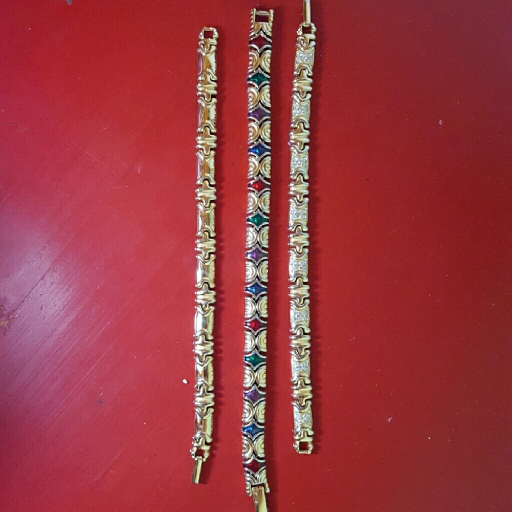 Set of 3 Joan Rivers Signed Bracelets