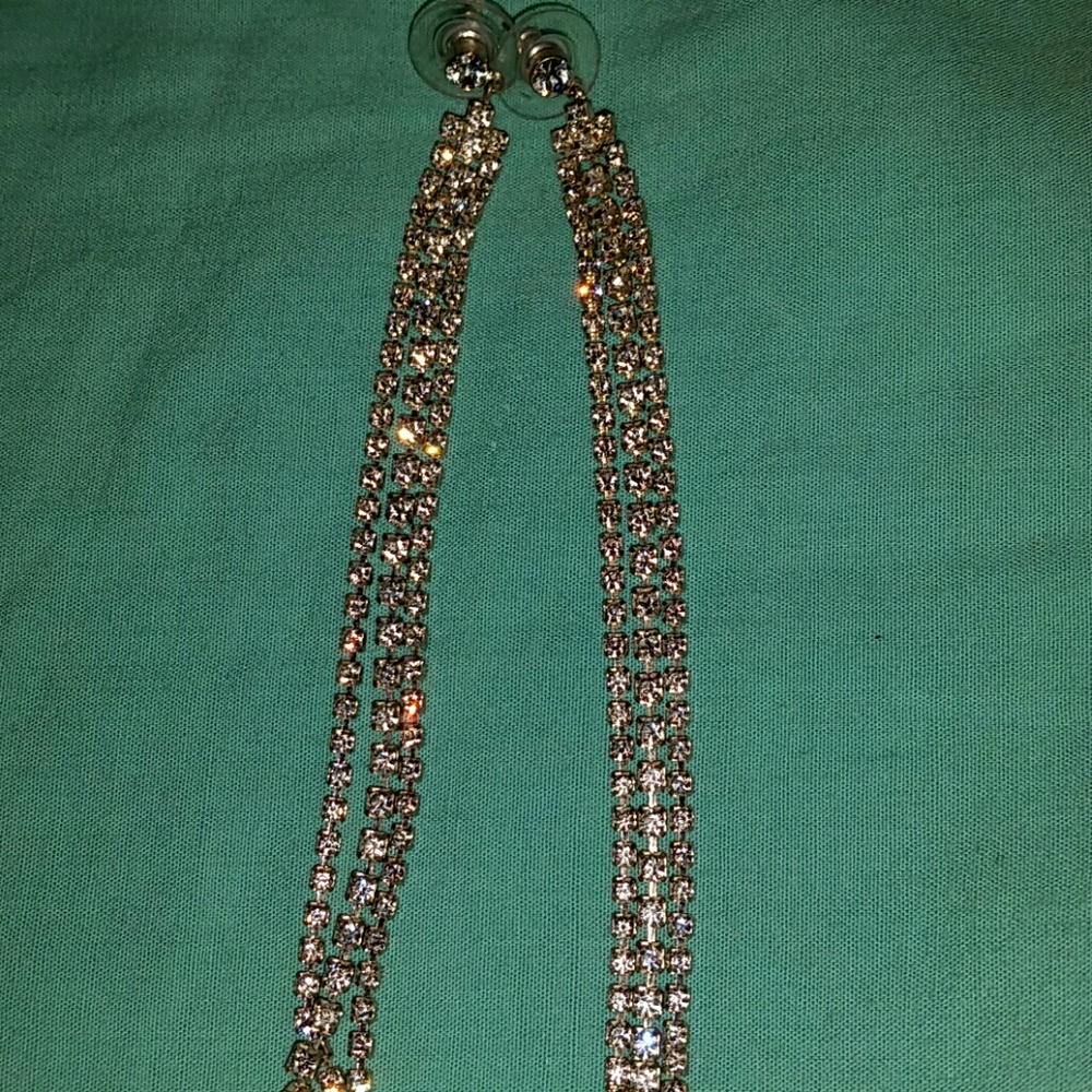 Super cute long dangle earrings