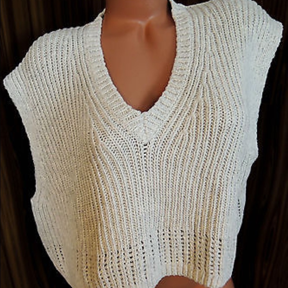 🌸VS Gray Swing Sweater Vest
